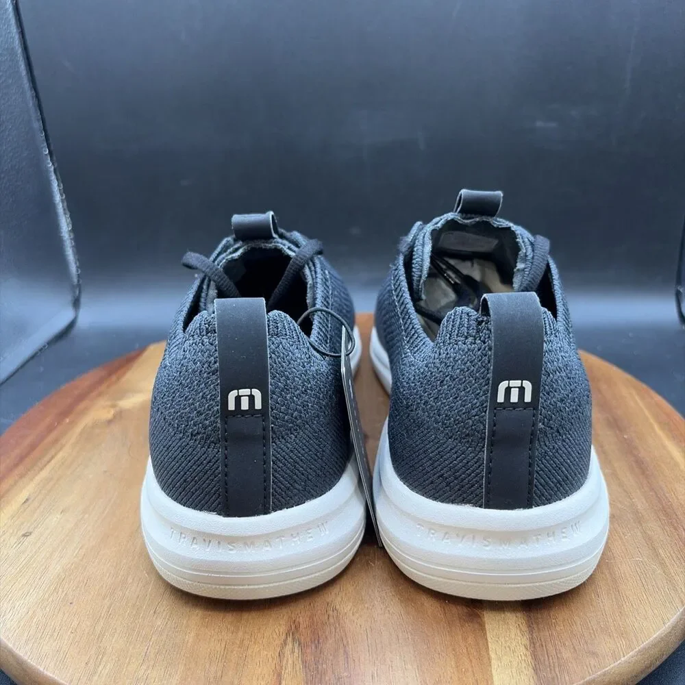 Travis Mathew The Daily Lite Men's Size 8 Golf Shoes Heather Ebony Gray Sneakers